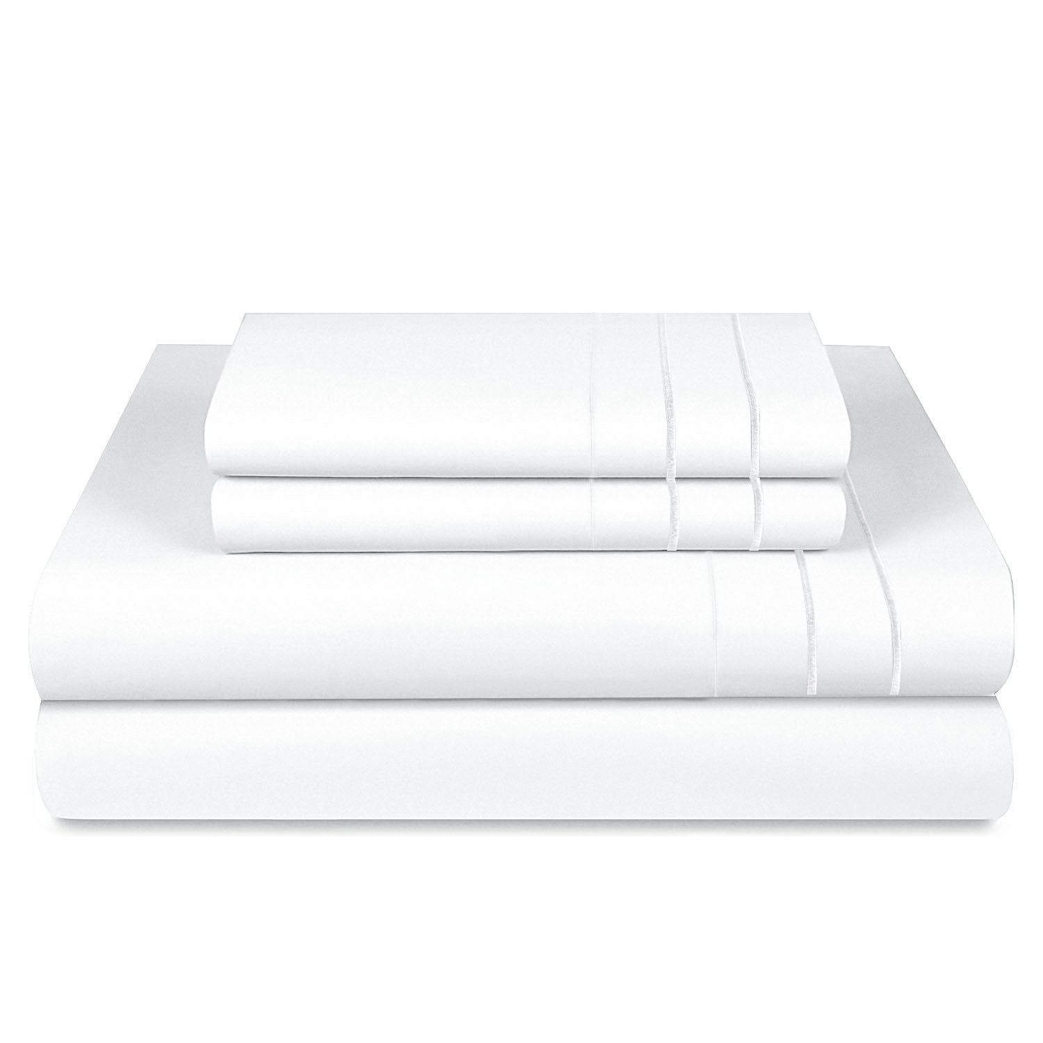 Pack Cobertor Blanco + Sabana + Frazada Azul 2 Plazas