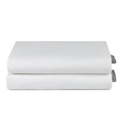 Set 2 Fundas Almohada 50x90 Color Blanco Gris Suave Lisa Premium