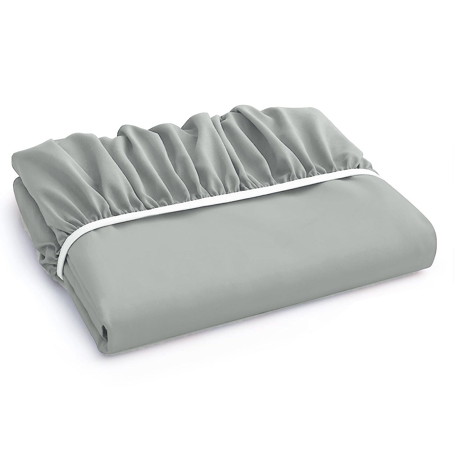 Sabana Bajera Soft Ajustable 1800 Cama King Blanco Premium