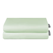Set 2 Fundas Almohada 50x70 Color Menta Suaves Lisas Premium
