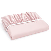 Sabanas Bajera Soft Ajustable 1800 Cama King Blanca Rosa Premium