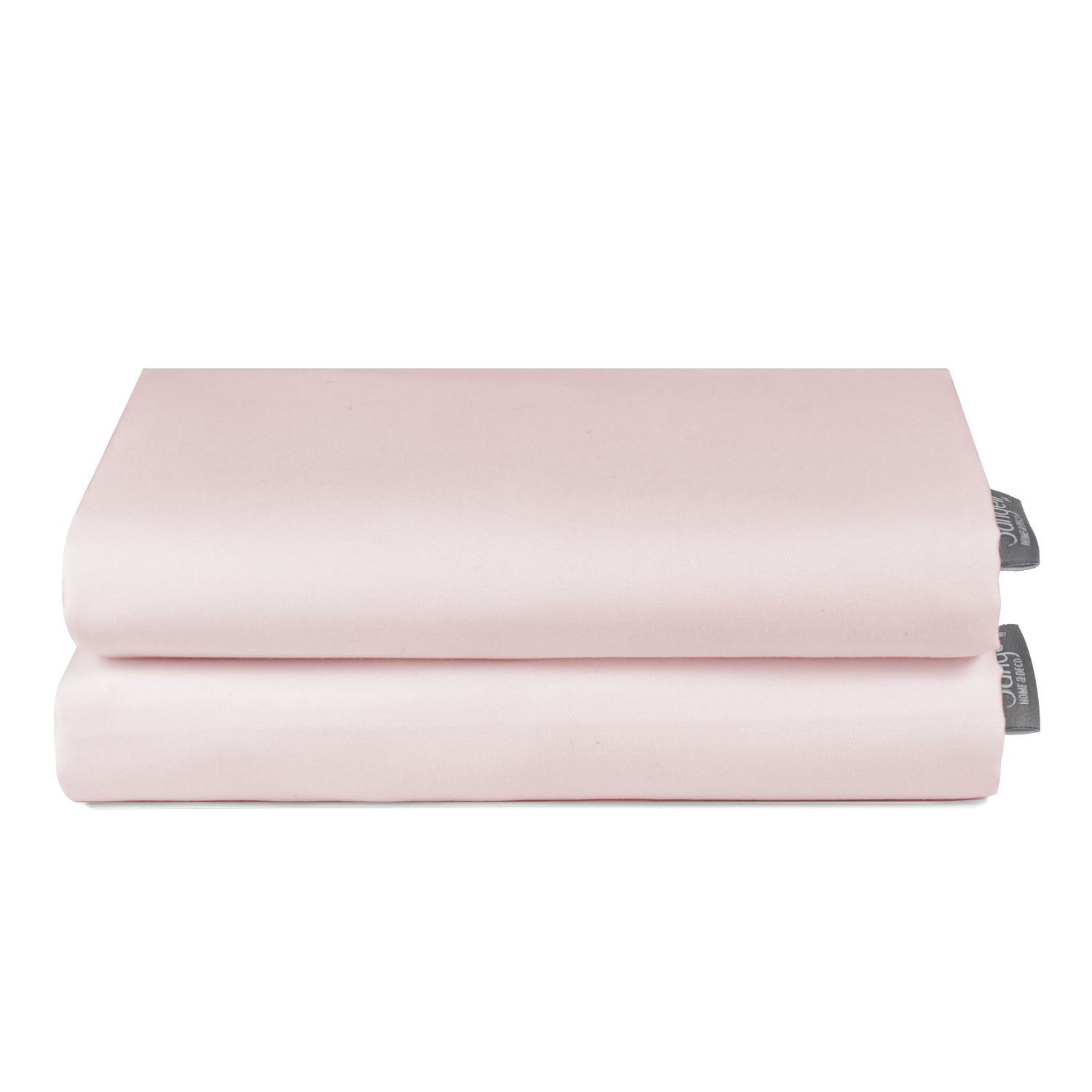 Set 2 Fundas Almohada 50x70 Color Celeste Rosa Suaves Lisas Premium