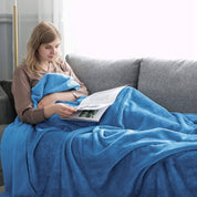 Pack Invierno Blanco Cama 2 Plazas Completa 5 Piezas | Cobertor + Duvet + 2 Frazadas + Sábana