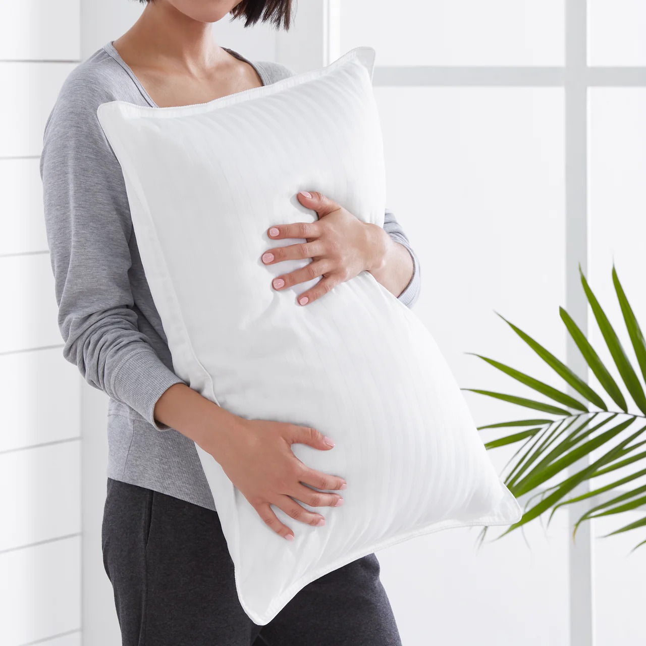 Almohadas 50x90 Cm Set 4 Unidades Firme Antiacaros Color Blanco