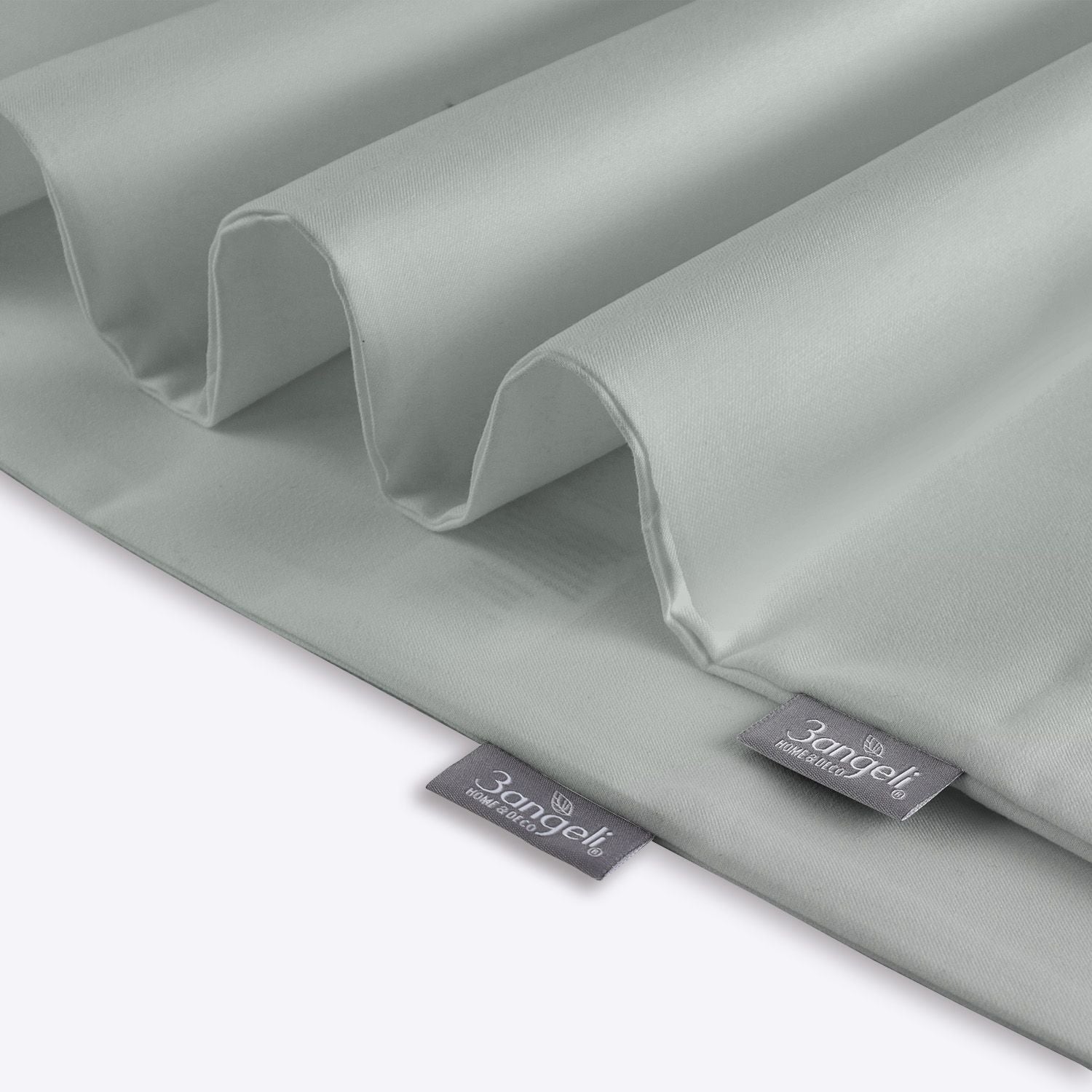 Set 2 Fundas Almohada 50x70 Color Gris Suaves Lisas Premium