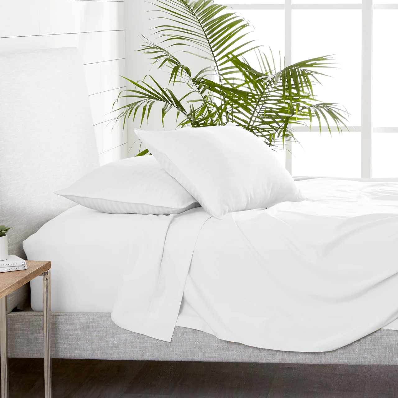 Almohadas 50x90 Cm Set 4 Unidades Firme Antiacaros Color Blanco