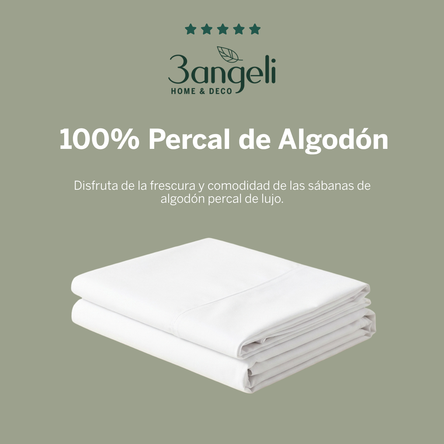 Sábana Encimera 300 Hilos 100% Algodón Blancas - 2 Plazas - Suaves y Frescas