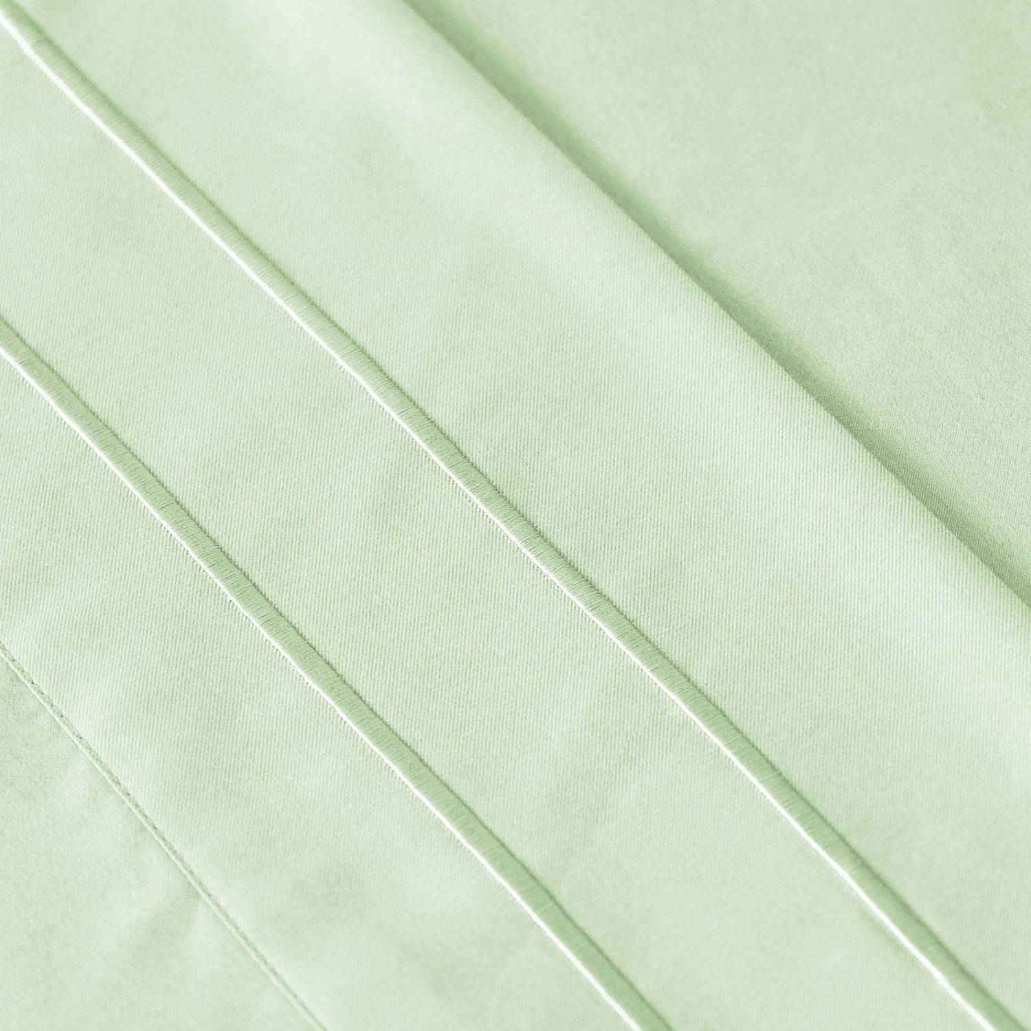 Sábanas Lujo 1800 Hilos - 2 Plazas Blanco Rosa Gris Suave 3Angeli