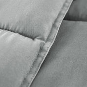 Cobertor De Lujo 1 -1,5 Plazas - Soft Touch Linea Color Gris Premium