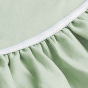 Sábanas Lujo 1800 Hilos - 2 Plazas Blanco Menta Suave Premium