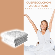 Cubre Colchón Super King Protector Manchas Antiacaros