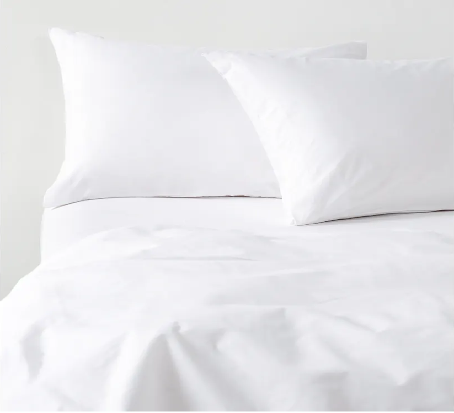 Sábana Superior 300 Hilos 100% Algodón Blancas - King - Suaves y Frescas