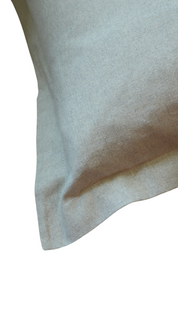 Funda Para Plumón Lino Suave Cama 2 Plazas 3 Piezas Color Crudo 3angeli