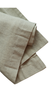 Funda Para Plumón Lino Suave Cama 2 Plazas 3 Piezas Color Crudo 3angeli