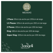 Sabanas Bajera Soft Ajustable 1800 Cama 2 Plazas