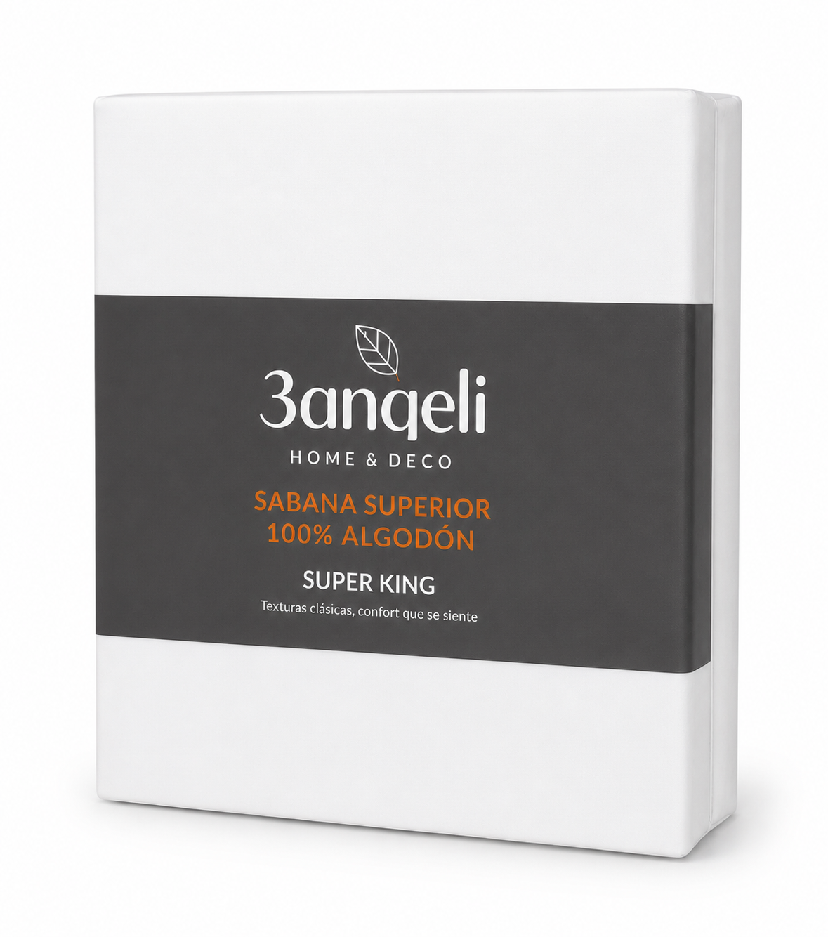Sábana Encimera 300 Hilos 100% Algodón Blancas - Super King - Suaves y Frescas