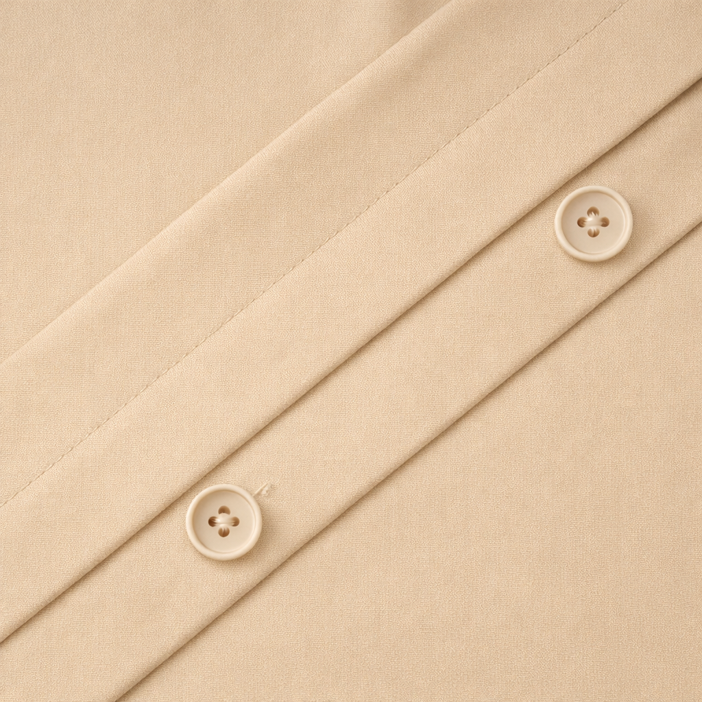 Funda de Plumón Duvet King a Super King – Suave, Lavable Color Arena y Azul 3Angeli