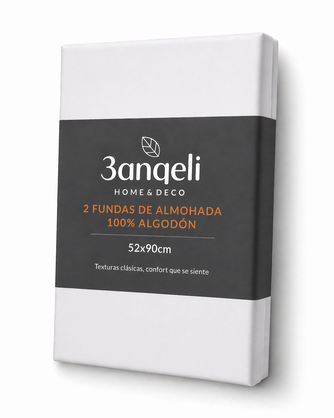 Set 2 Fundas Almohada 50x90 Blanca 300 Hilos 100% Algodón - Suavidad Hotelera Premium