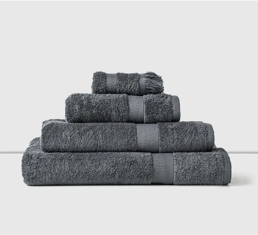 Toalla de Mano Suave Gris 700gr 100% Algodón Cannon Home