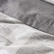 Sabana Blanca 144 Hilos Algodón Cama 2 Plazas Estampado Dargon Cannon Hogar