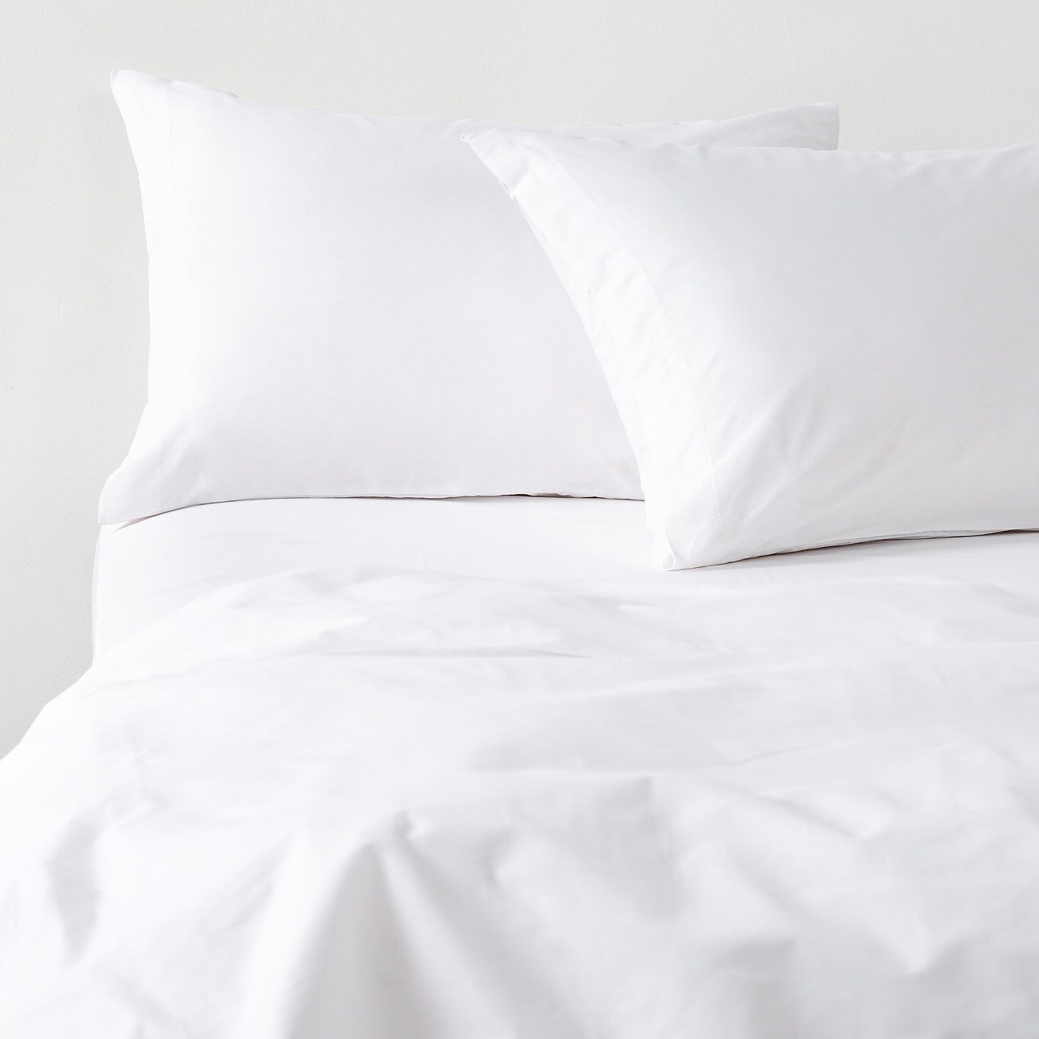 Sabanas 180 Hilos Algodón Cama 2 Plazas Blanca Suave Cannon Hogar
