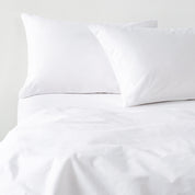 Sabanas 180 Hilos Algodón Cama King Blanca Suave Cannon Hogar