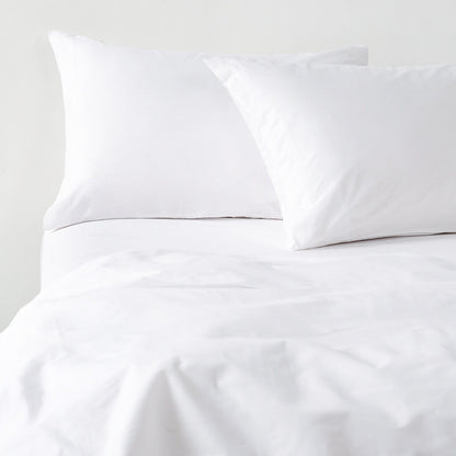 Sabanas 180 Hilos Algodón Cama Super King Blanca Suave Cannon Hogar