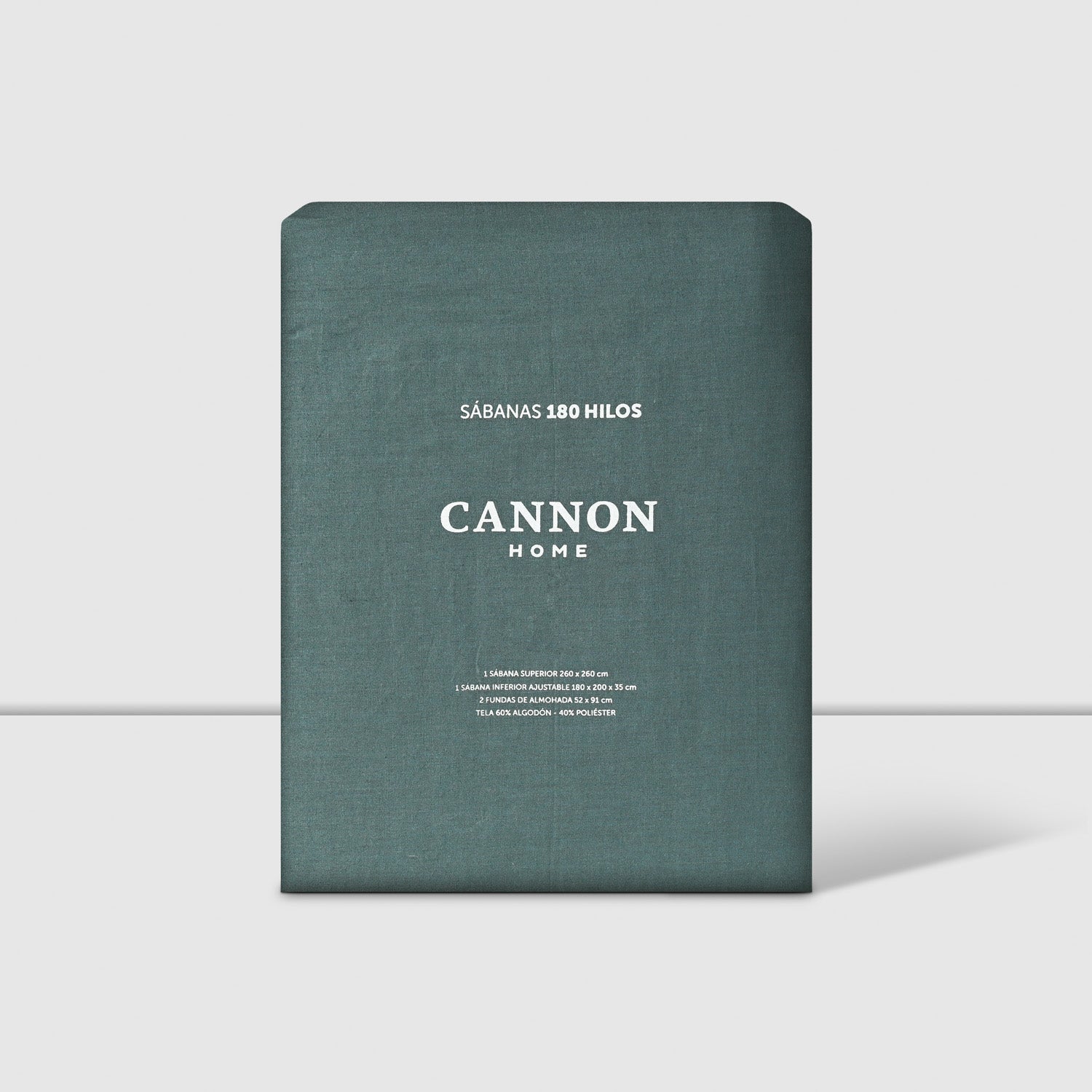 Sabanas 180 Hilos Algodón Cama 1.5 Plazas Rainf Suave Cannon Hogar