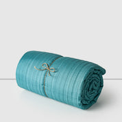 Cubrecama De Verano Quilt King + 2 Fundas Estampado Trama Verde Cannon