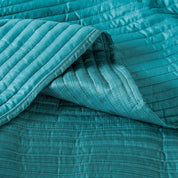 Cubrecama De Verano Quilt 2 Plaza+ 2 Fundas Estampado Verde Cannon