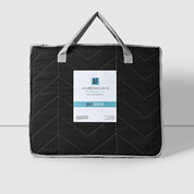 Cubrecama De Verano Quilt King + 2 Fundas Bicolor Gris Grafito Cannon