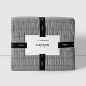 Cubrecama De Verano Quilt King + 2 fundas Stonewash Gris Cannon