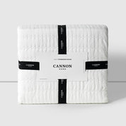 Cubrecama De Verano Quilt King + 2 fundas Stonewash Blanco Cannon