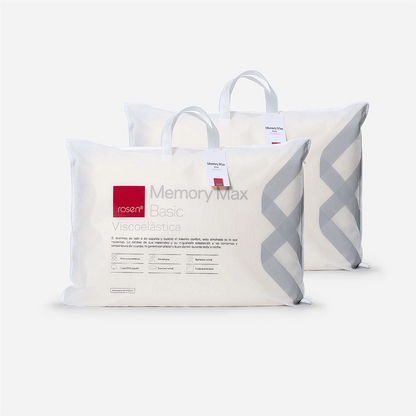 Almohadas 42x62 Cm Set 2 Unidades Viscoelástica Memory Max Basic Rosen