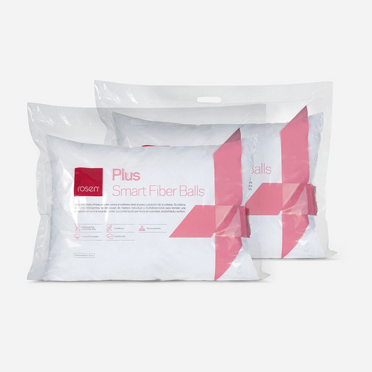 Almohadas 50x70 Cm Set 2 Unidades Fibra Plus Rosen