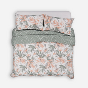 Plumón Super King Soft Touch Amaya Bold y Reversible Edredón Invierno Abrigador Rosen
