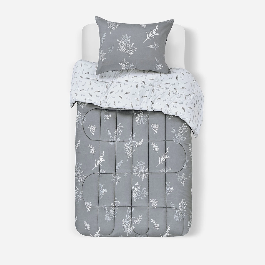 Plumón 1,5 Plazas Soft Astrid y Reversible Edredón Invierno Abrigador Rosen