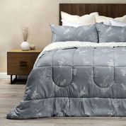 Plumón 2 Plazas Soft Astrid y Reversible Edredón Invierno Abrigador Rosen