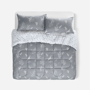 Plumón 2 Plazas Soft Astrid y Reversible Edredón Invierno Abrigador Rosen