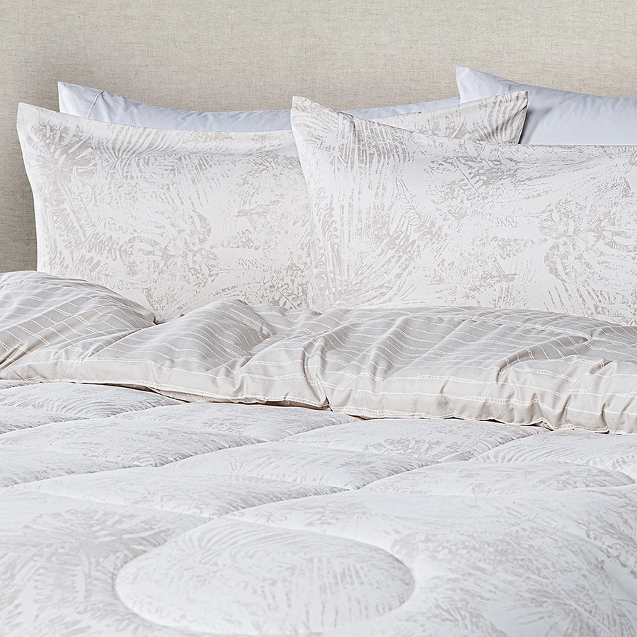 Plumón 2 Plazas Soft Touch Amelia y Reversible Edredón Invierno Abrigador Rosen