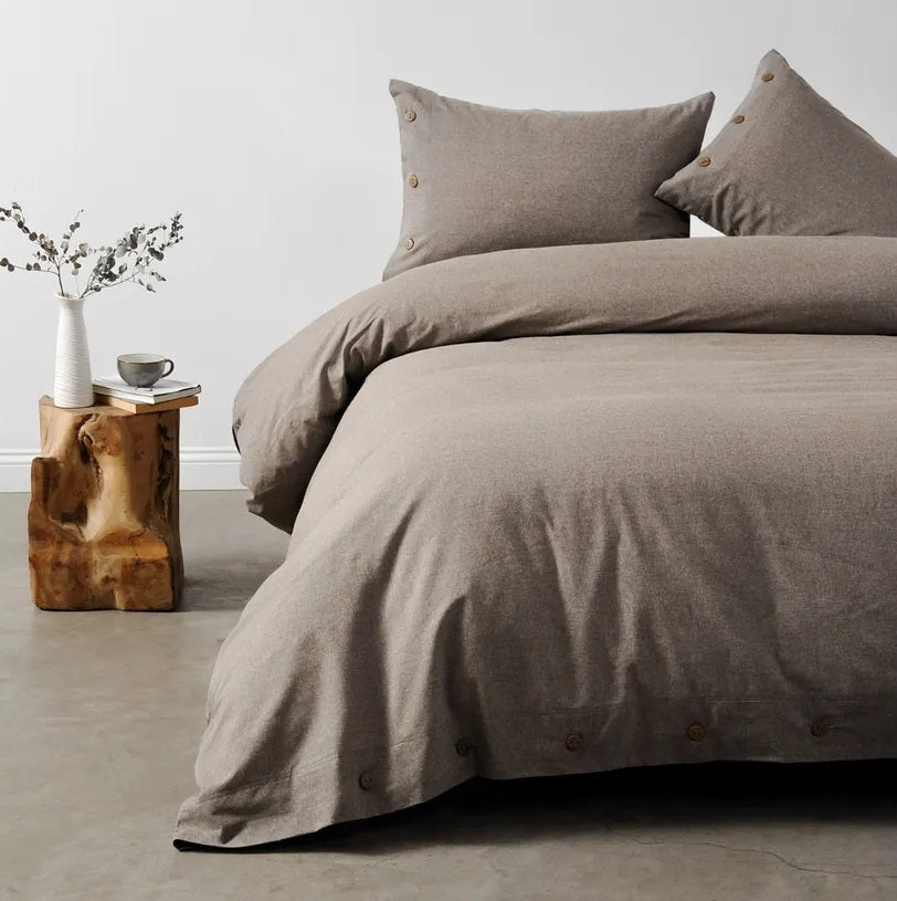 Funda para Plumón Duvet Algodón Tabaco Cama King Cannon Home